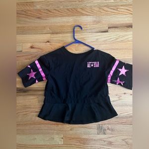 💥4/$12 Cropped Rockstar Converse Top